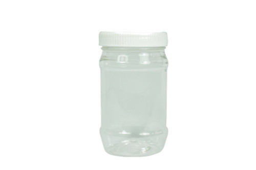 225g, PET, Clear Jar, White Cap