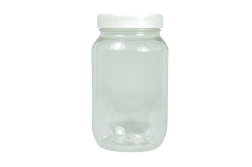350ml, PET, Clear Jar, White Cap