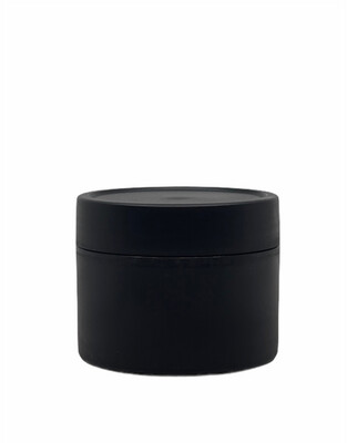 100gms Matte Black Double Wall Jar