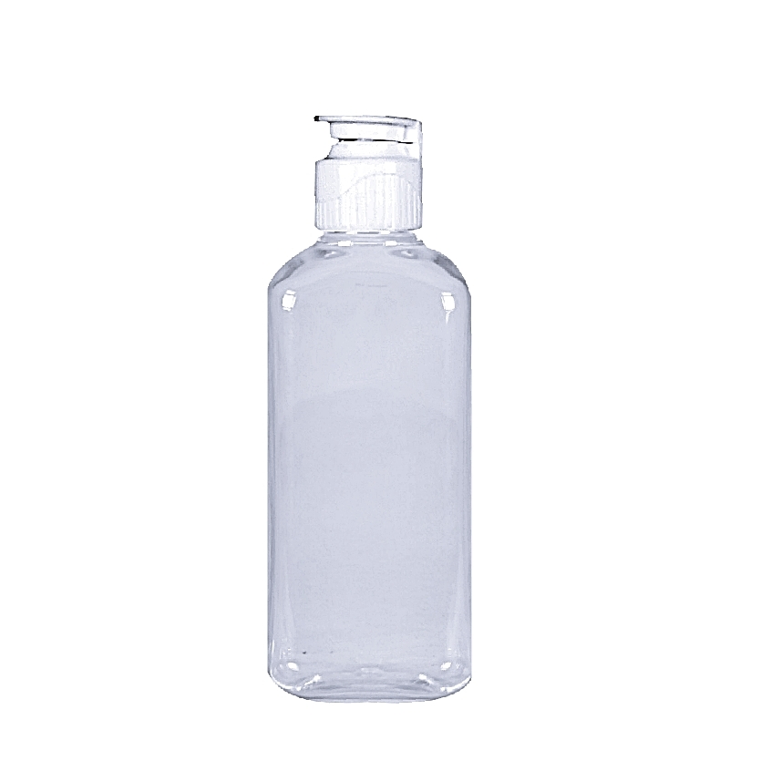 100ml, PET, Colonia, Clear, Flat Top Cap