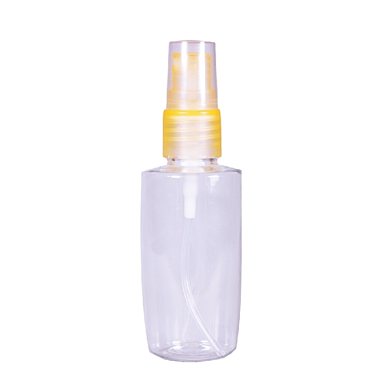 50ml, PET, Volcano, Clear, Orange Pump Spray
