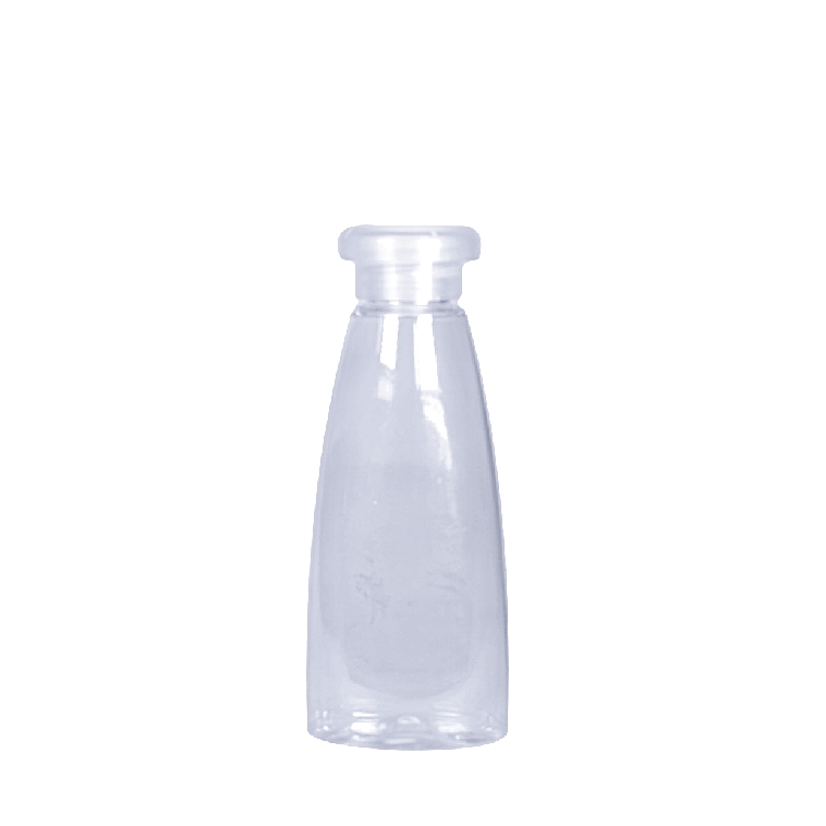 60ml, PET, Teardrop, Clear, Mushroom Screw Cap