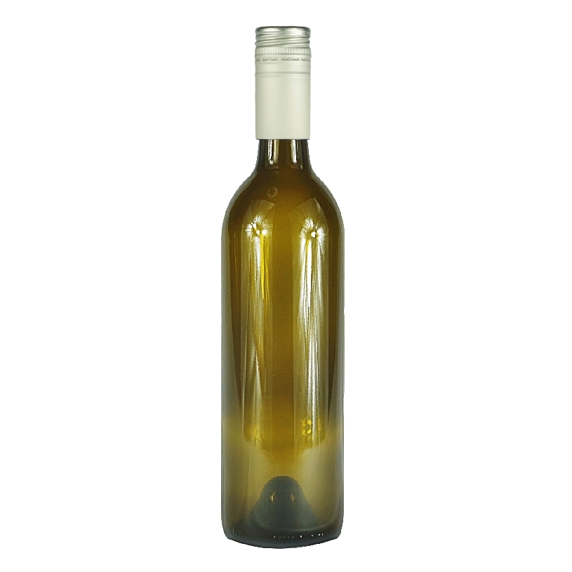 750ml, Wine Bottle, Antique, White Metal Screw Cap
