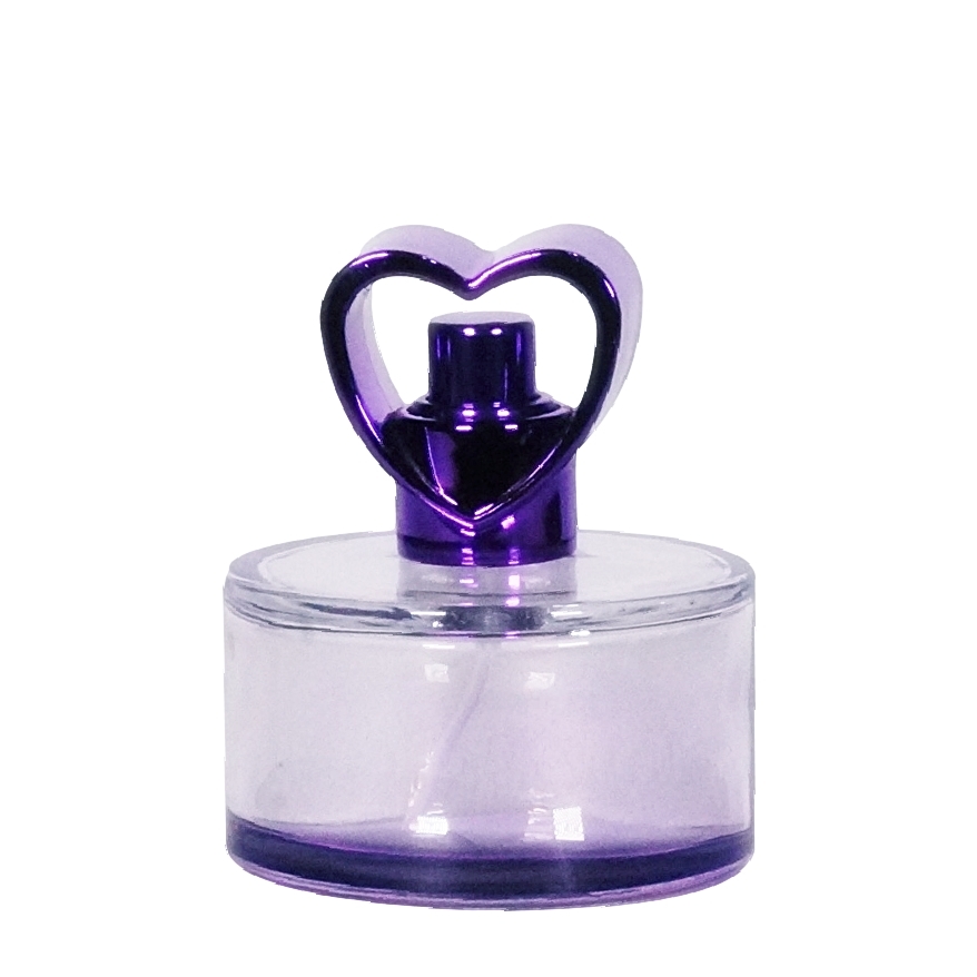 50ml Glass Selena Violet with ps fancy #13 w/ overcap Dk Violet shiny sd6