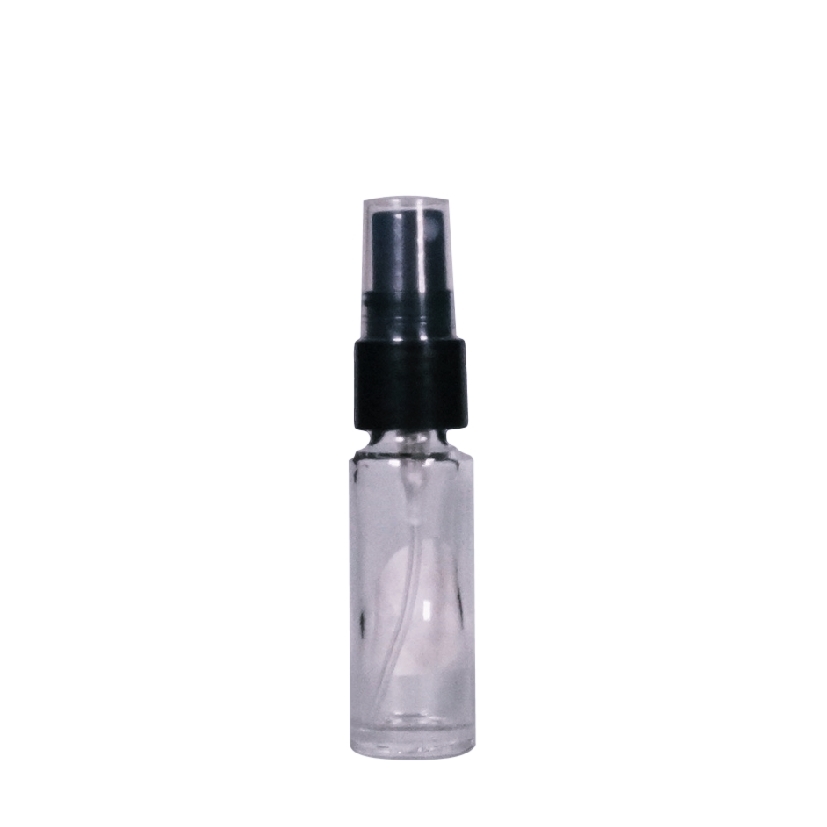 5ml Glass round clear with PS smooth #13 Op Black CA2