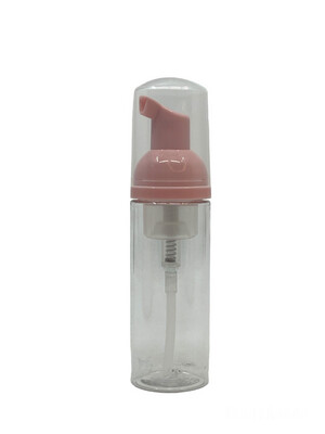 60ml Foamer Clear Bottle Pink Cap