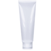 100ml, LDPE, Tube, Natural White, Flip Top Cap