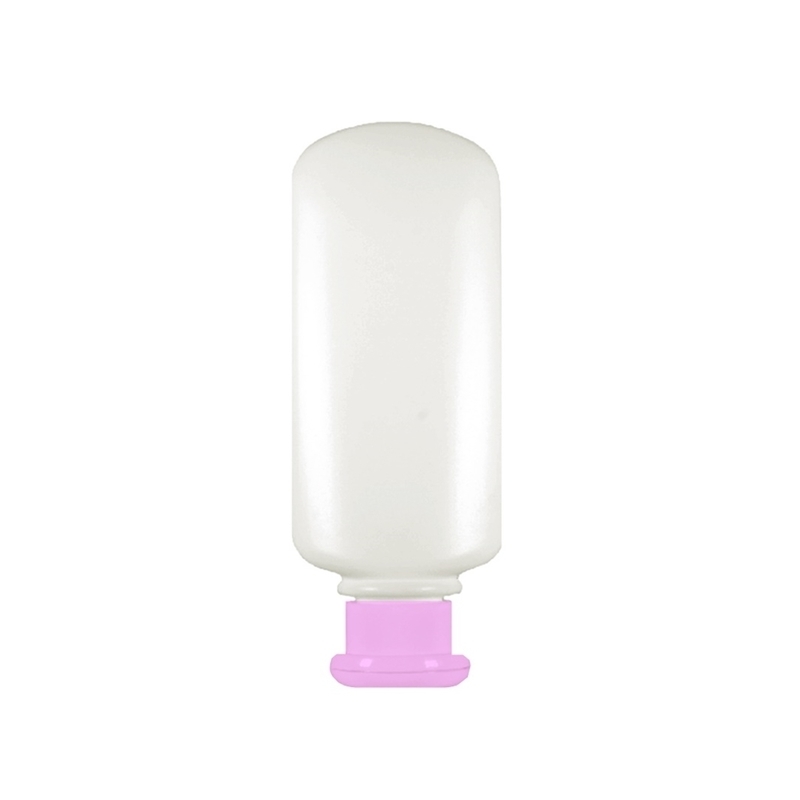 50ml, HDPE Ninja Tottle, Natural White, Pink Mushroom Cap