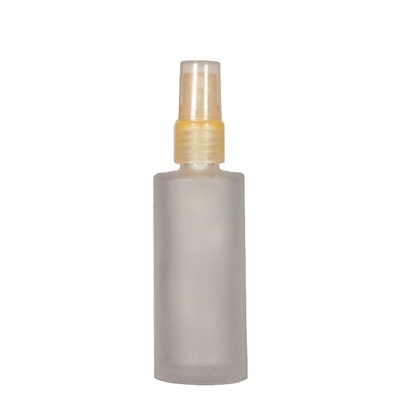 55ml Glass Tubular frosted threaded pump spray smooth #18 Tr Lt Orange KE2