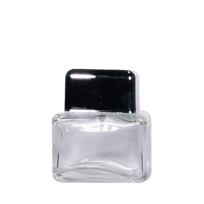 55m Glass The Terminator clear with PS Fancy #13 Silver Shiny with overcap Silver Shiny NA1