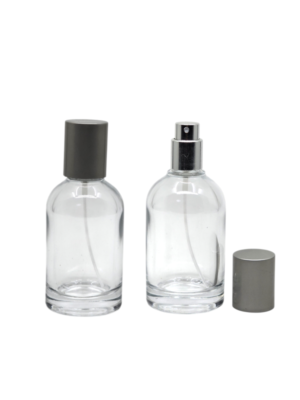 50ml Glass Lelabo Spray wirh Matte Silver Spray Cap