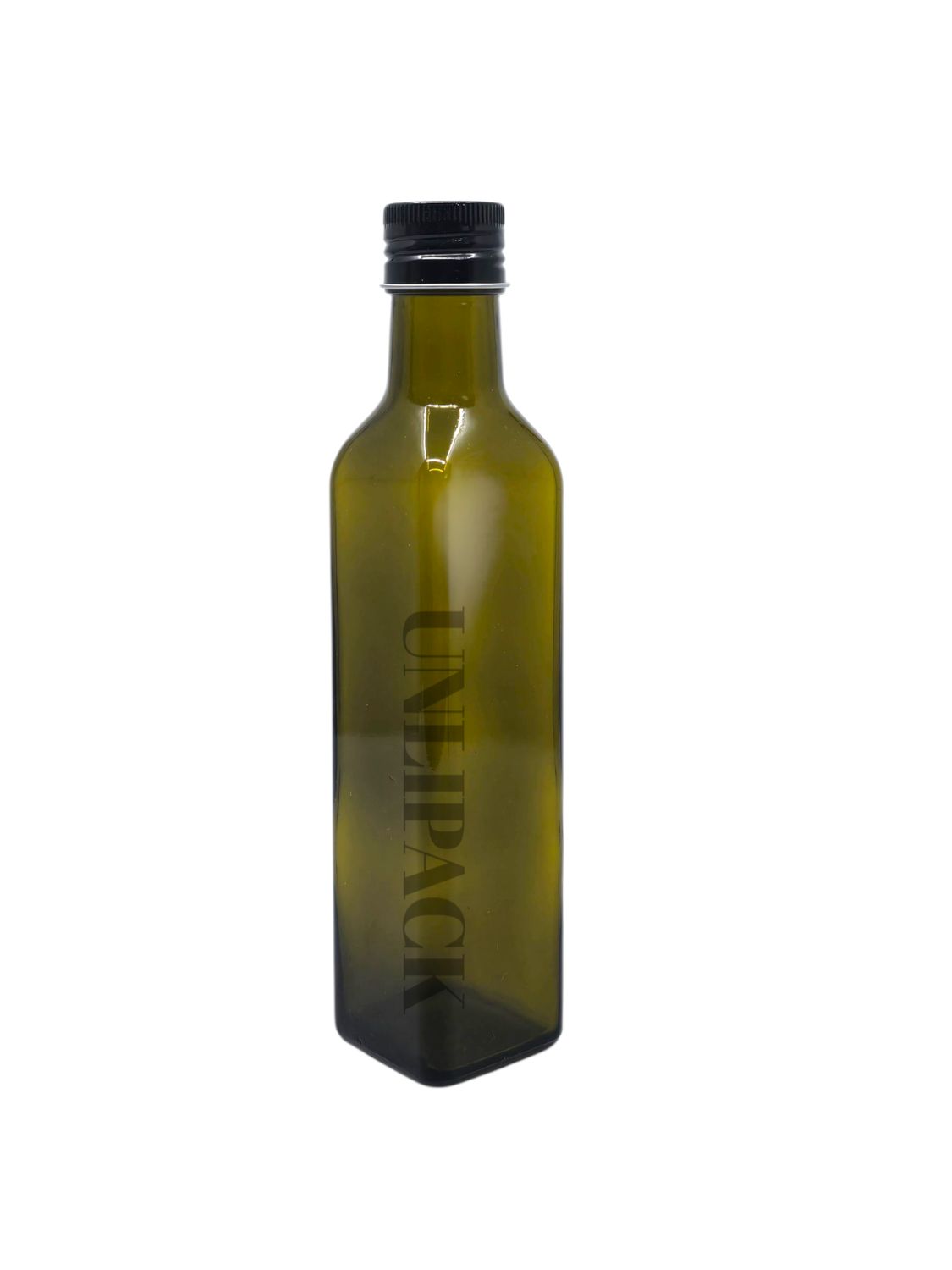 250ml Marasca Bottle - Antique Green with Metal screw cap and pourer