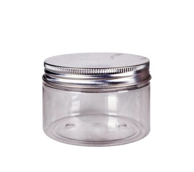 250ml, PET, Thick Cream Jar (Aluminum Cap)