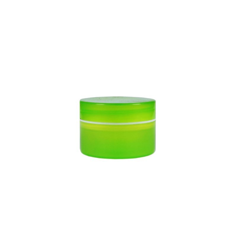 10g, Yellow Green Plastic Double Wall Jar