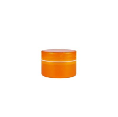 10g, Orange Plastic Double Wall Jars