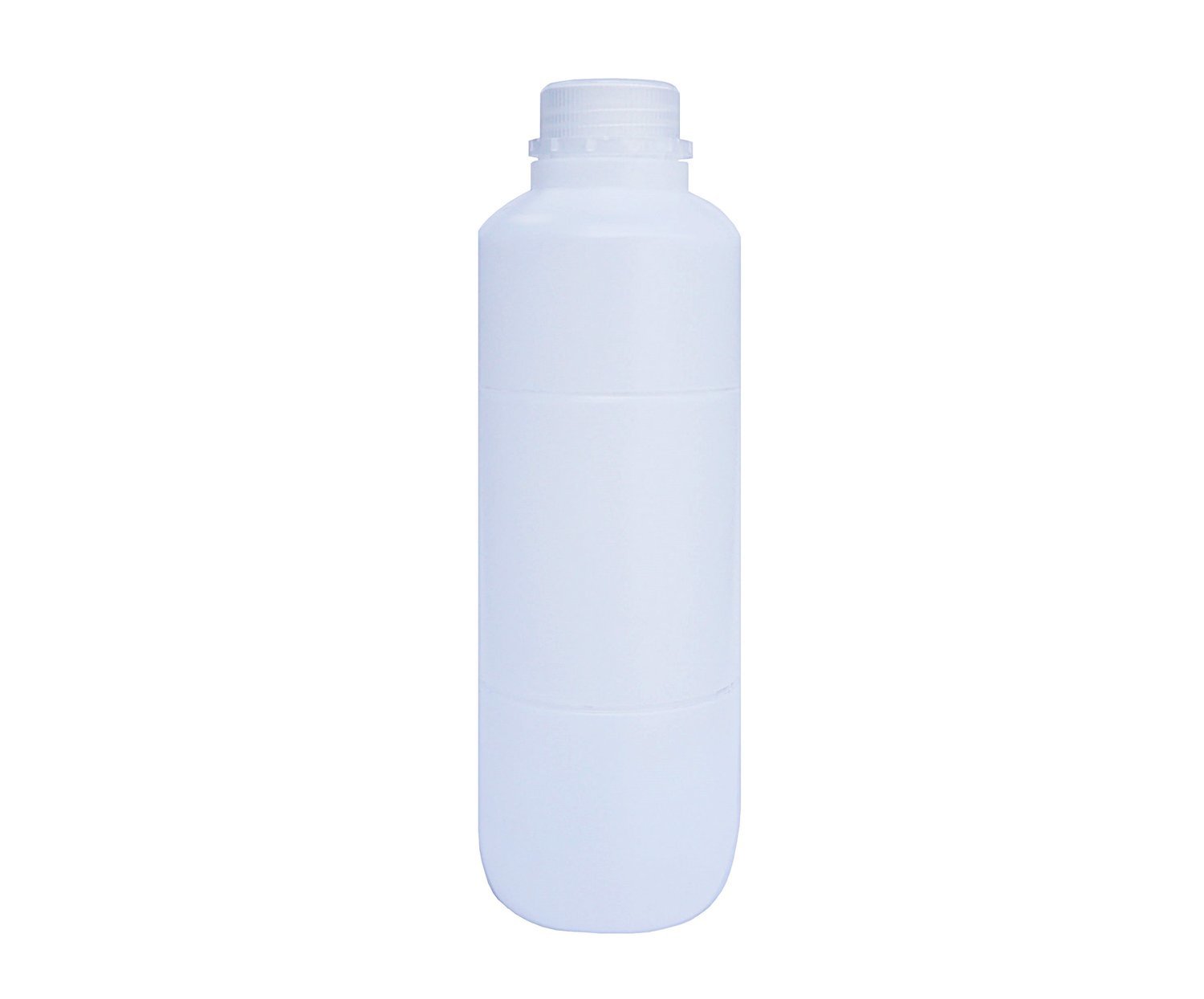 1Liter, Plastic Straight "MILK" Bottle w/ Tamper Screw Cap