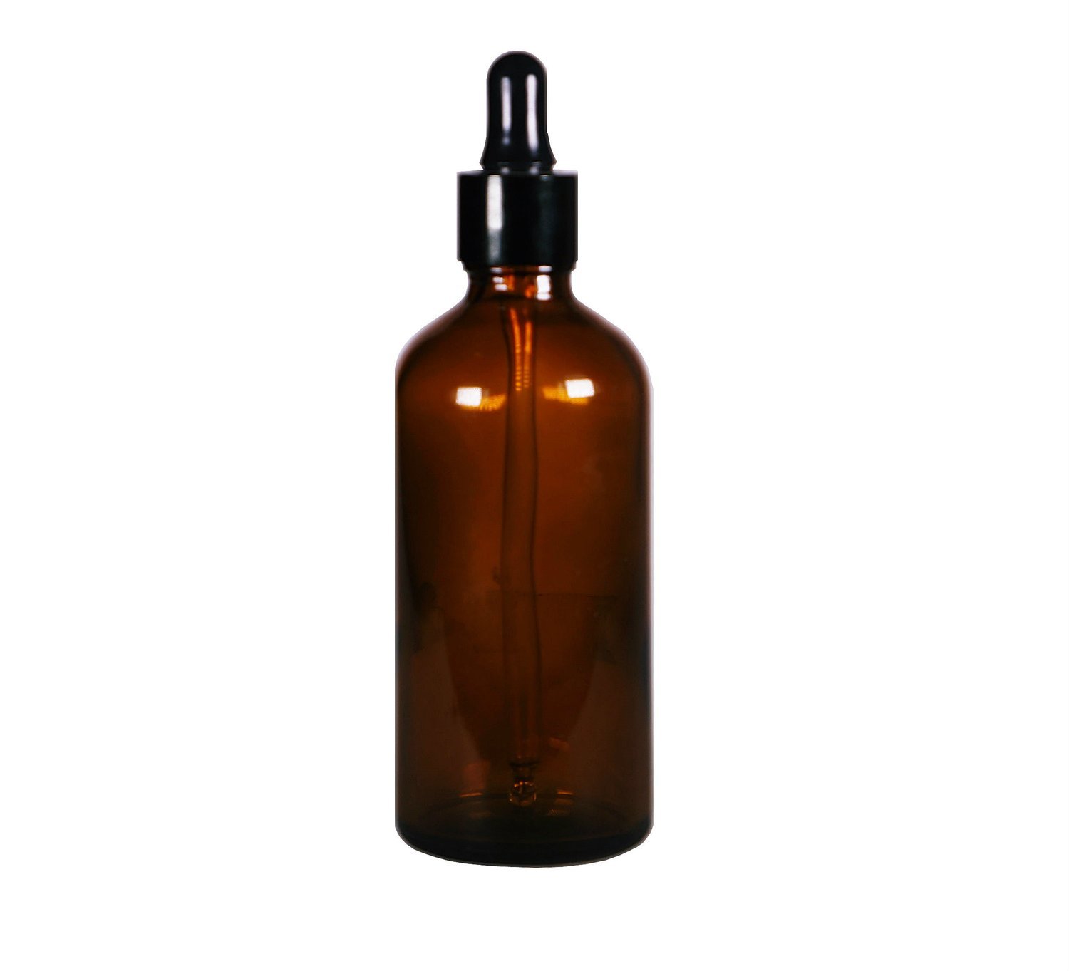 100ml, Amber Bottle w/ Dropper