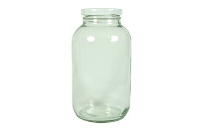 32 oz Glass Round "Mayo" Jar (Metal Lug Cap)