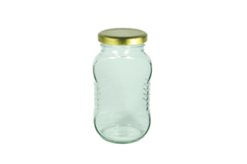 12 oz Glass &quot;Peanut&quot; Jar (Metal Lug Cap)