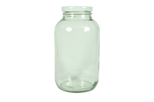 32 oz Glass Round &quot;Mayo&quot; Jar (Metal Lug Cap)