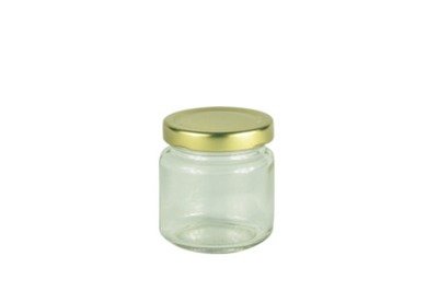 100 ml Straight, Glass Jar (Metal Lug Cap)