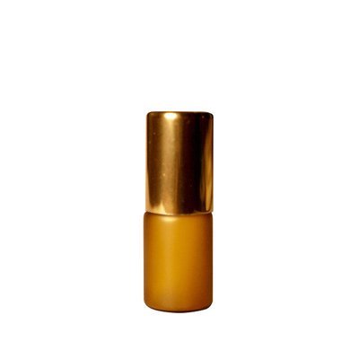 3ml Glass Amber Frosted Bottle w/ Metal Roller