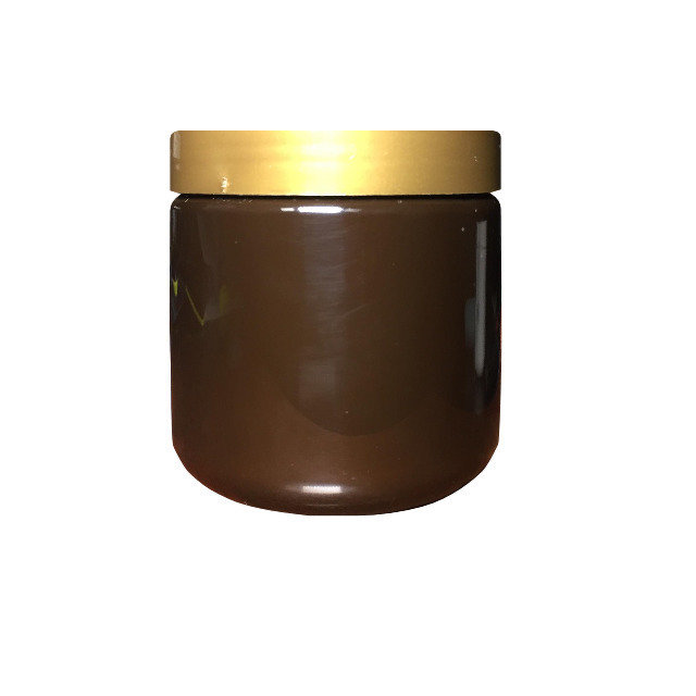 500gms PET Amber Plastic Jar