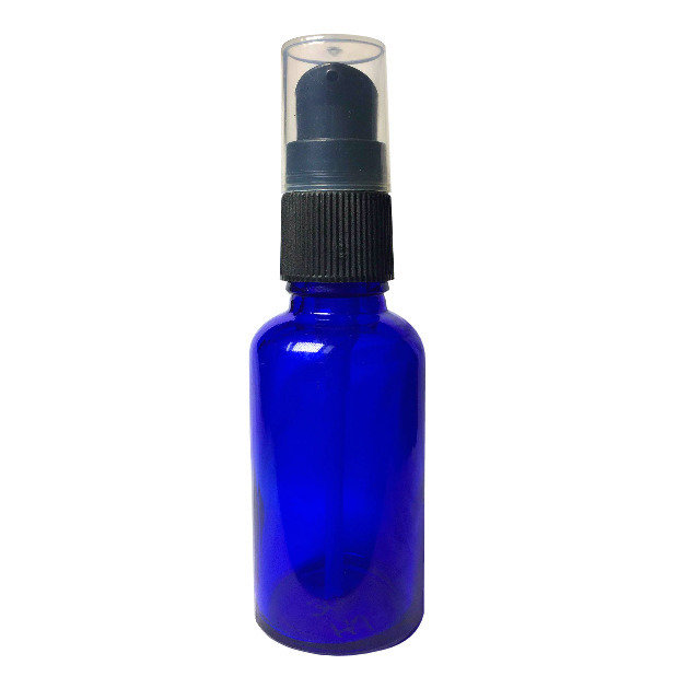 30ml  PET Cobalt Blue Bottle with Gel Pump