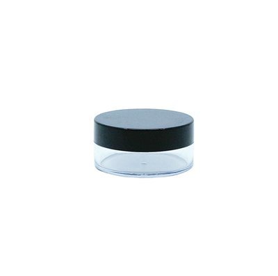 50g, Acrylic Jar Black Cap w/ Sifter