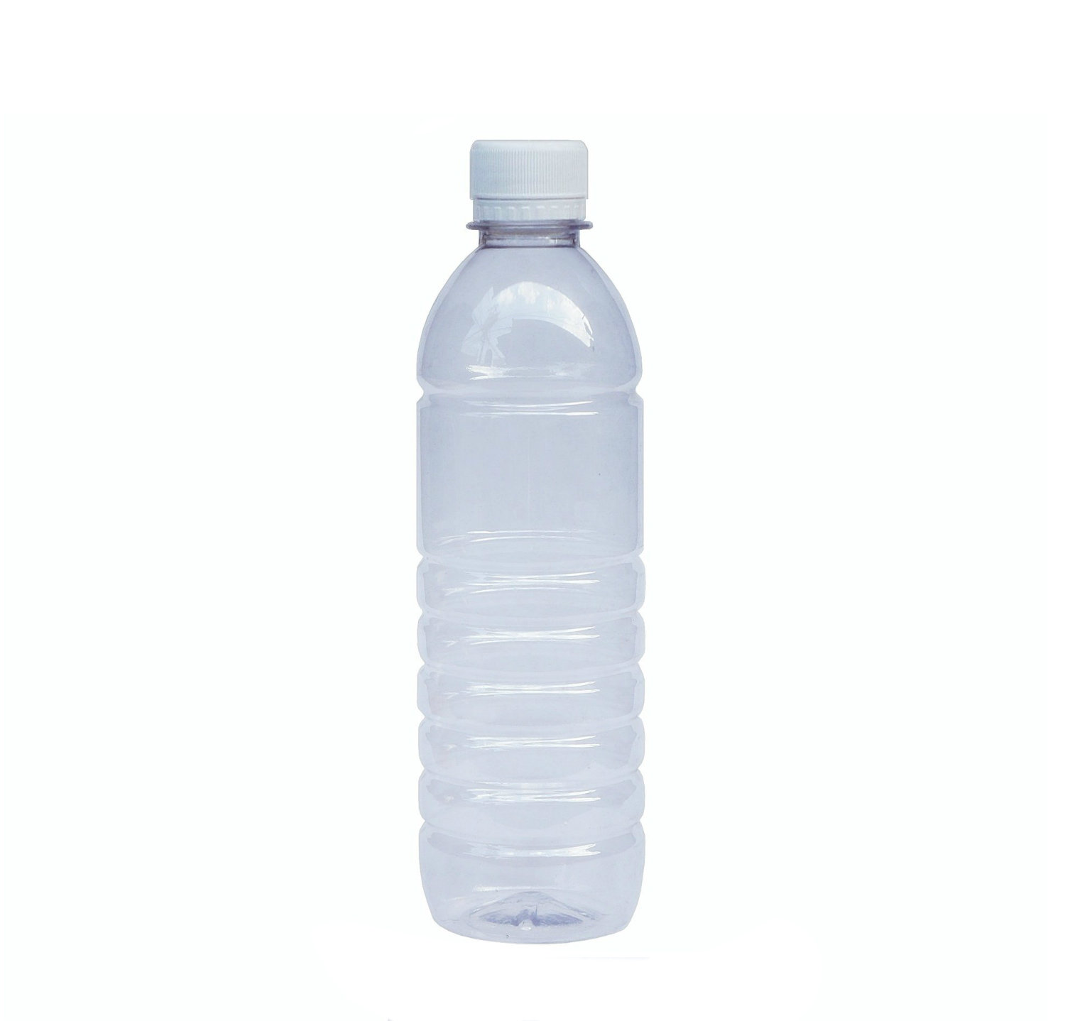 350ml, PET, Clear Mineral Water Bottle, White Cap