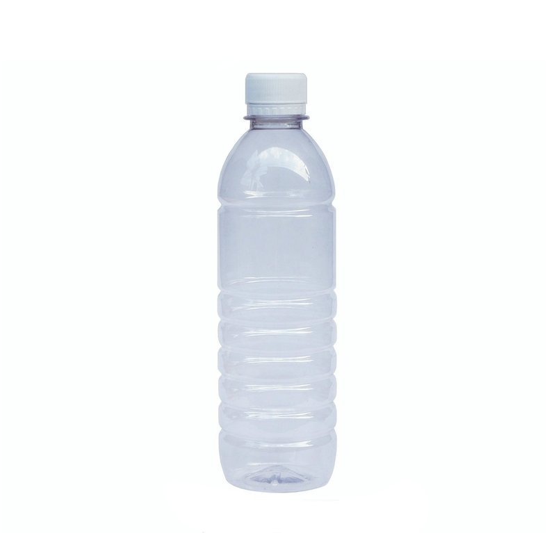 350ml, PET, Clear Mineral Water Bottle, White Cap