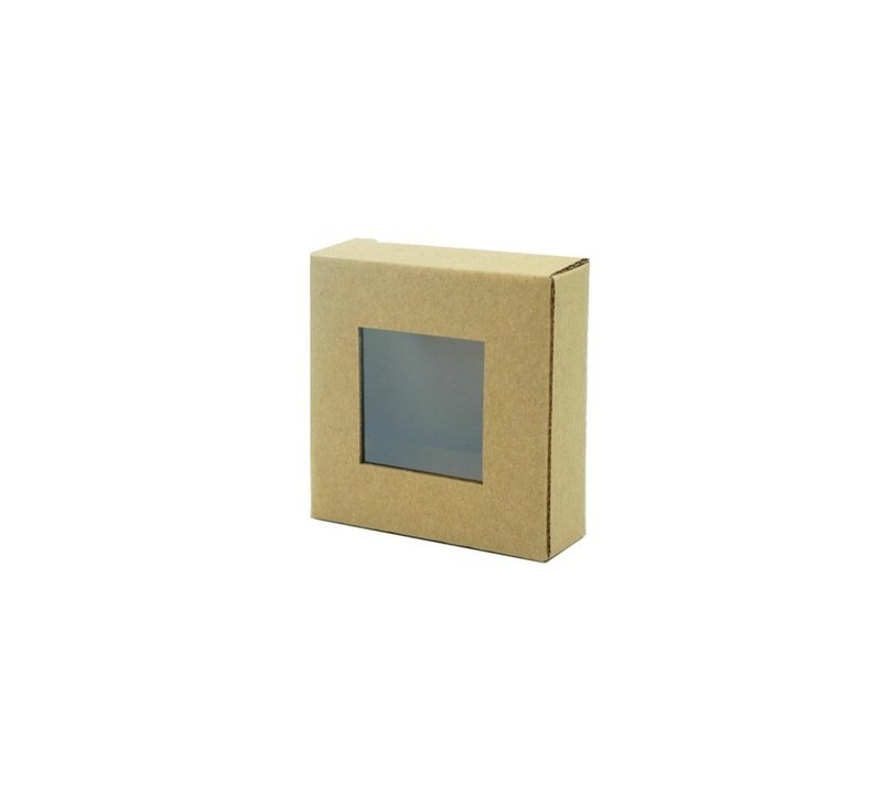 Kraft Box with Window (10pcs)