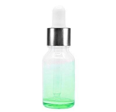 15ml glass dropper bottle (Green)