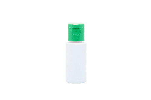 30ml, Cylindrical Bottle w/ Green Fliptop Cap