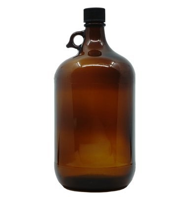 4Liters, Amber Jug Bottle