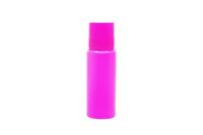 60ml, Fuchsia Pink Plastic Cylindrical Bottle (Screw Cap)