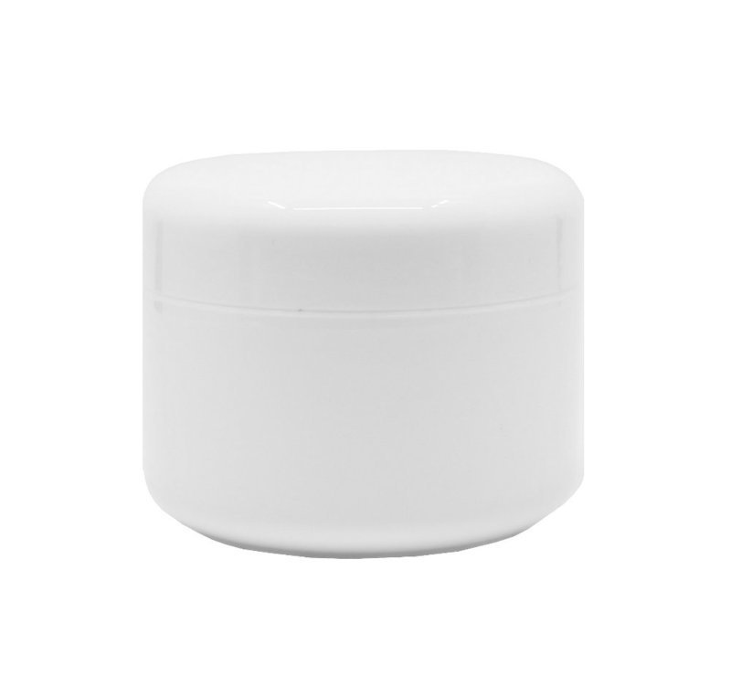 250g, PET, Opaque White Jar