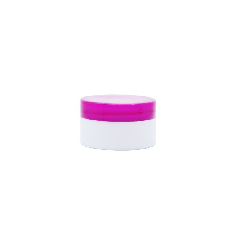 10g, Plastic Double Wall Jar w/ Fushia Cap