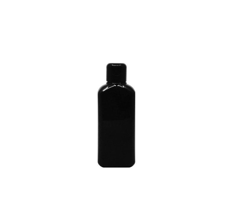 100ml PET Colonia Opaque Black w/ Z-Cap