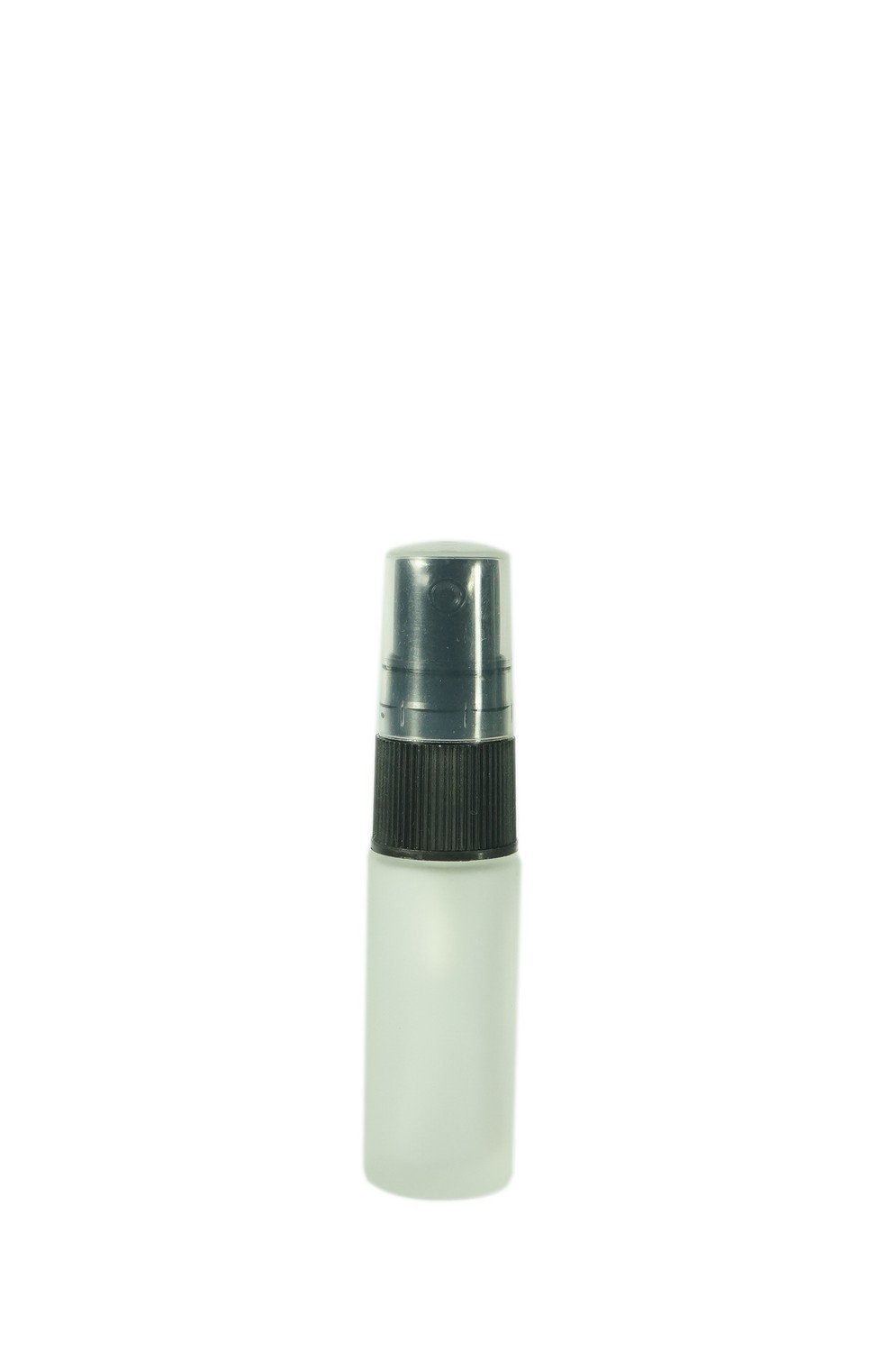 10ml Glass Cylindrical Frosted Bottle (plastic spray)