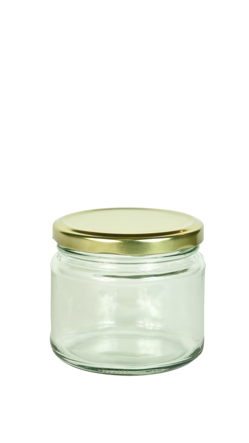 300ml Straight, Glass Jar (Metal Lug Cap) M-7154