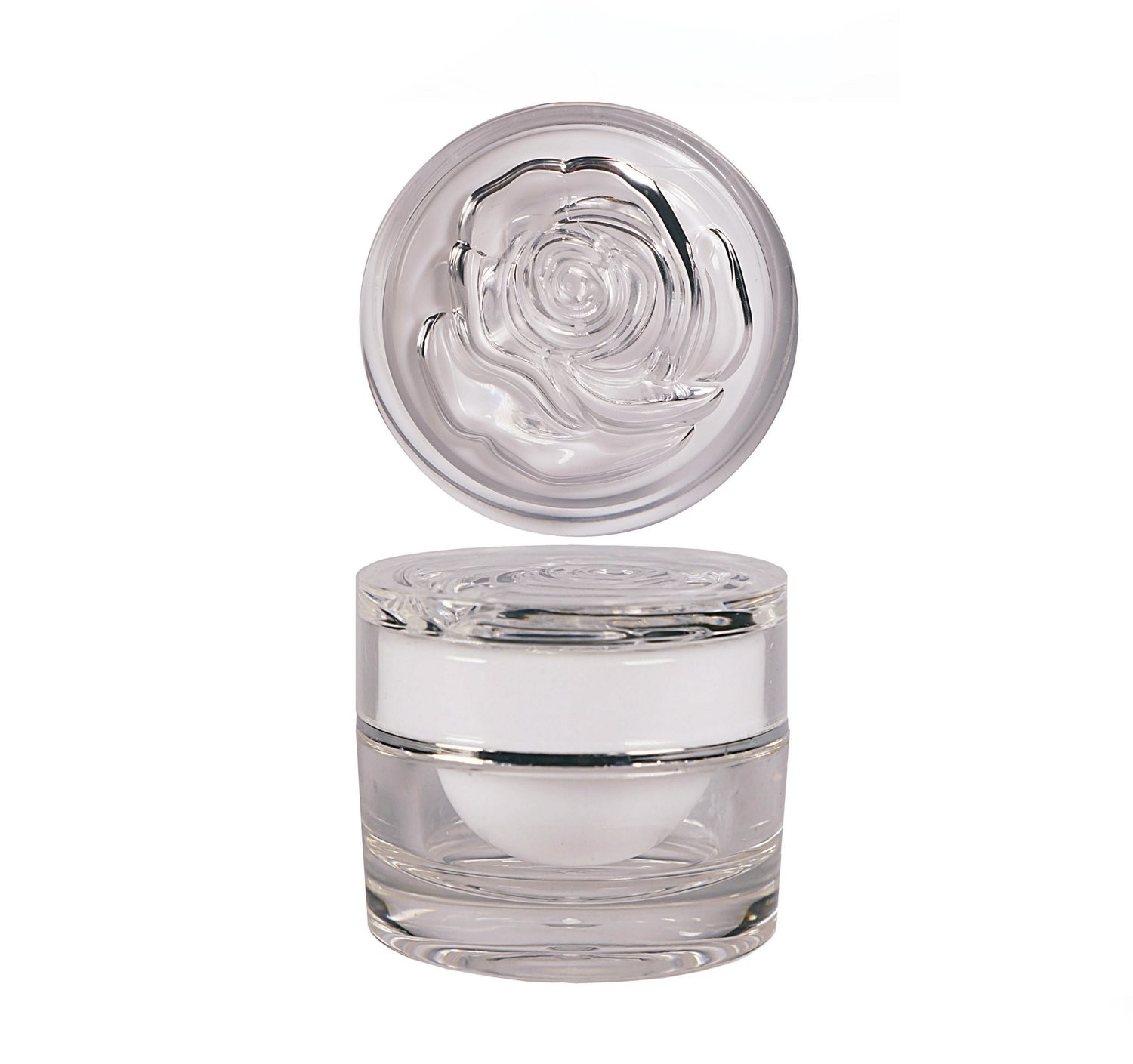 10g,  Rose Top Acrylic Jar