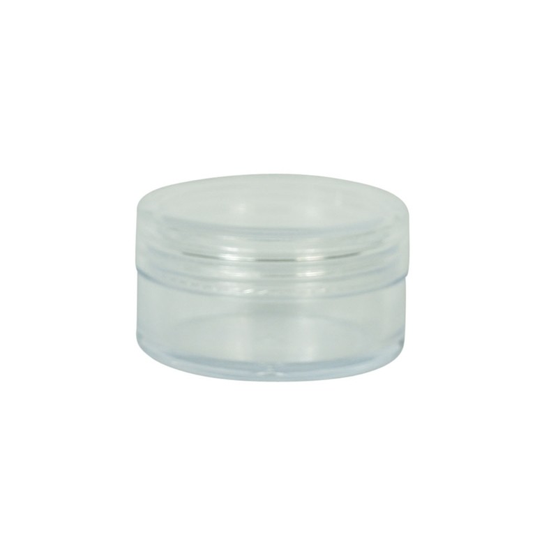 10grams, Acrylic Cream Jar, Clear Cap