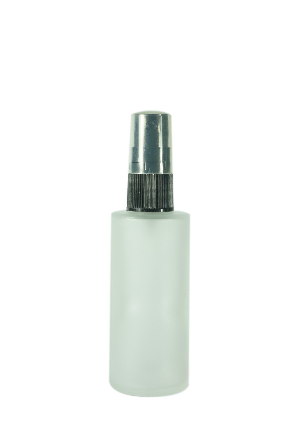 60ml Glass Cylindrical Frosted Bottle (plastic spray)