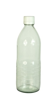 500ml Glass Juice Bottle, Plastic Screw Cap (M-7301)