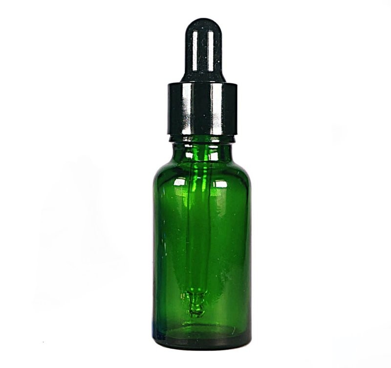 20ml, Glass Green Dropper