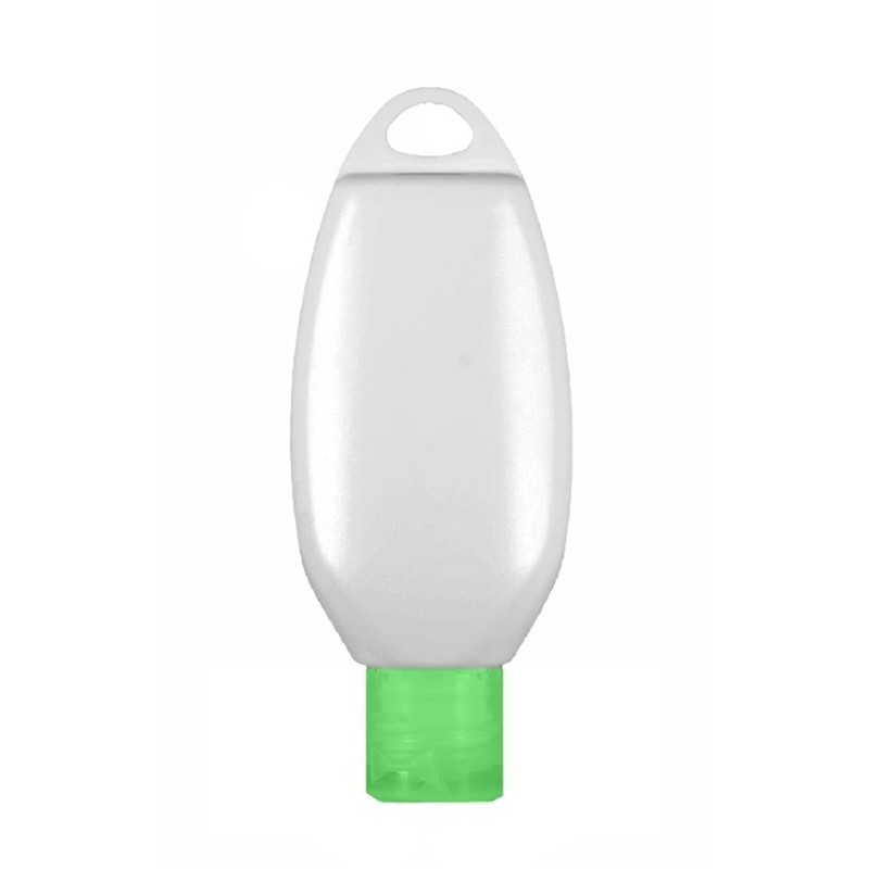 50ml, Oslo Tottle, Natural White, Green Fliptop Cap