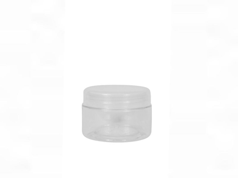 100ml,PET,Clear Jar, Clear Cap