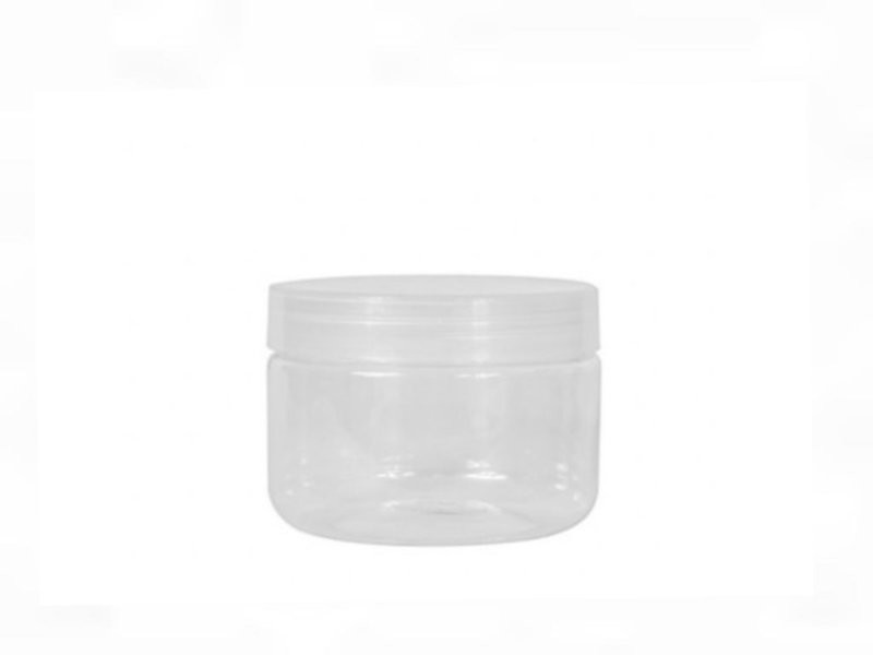 300ml, PET, Clear Jar, Clear Cap