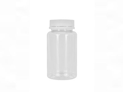 200ML,PET,Vitamin Jar,White Cap